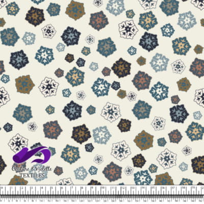 Modern paisley - Flowers - Cannoli cream