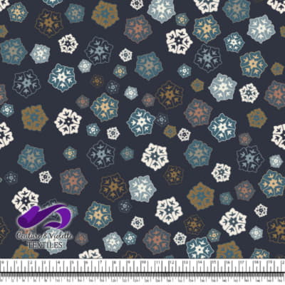 Modern paisley - Flowers - OuterSpace