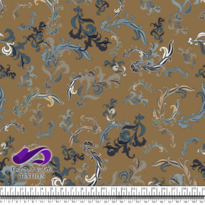 Modern paisley - Ornements - Dull gold