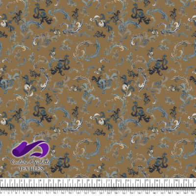 Modern paisley - Ornements - Dull gold