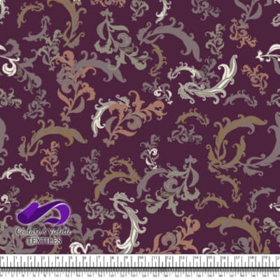 Modern paisley - Ornements - Pickled Beet