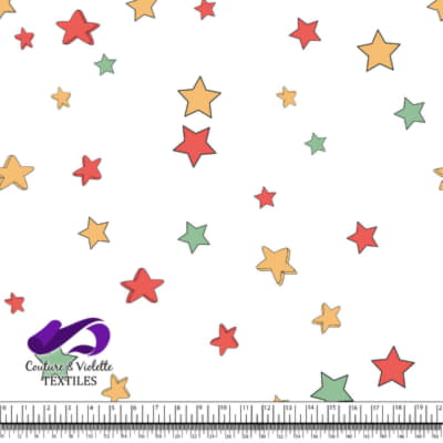 Johnny's XMAS - Stars - White