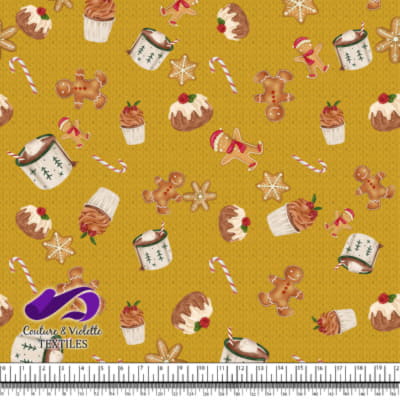 Christmas Nutcracker - Gingerbread - Golden yellow