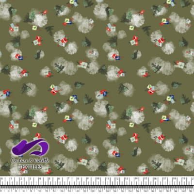 Noel country charm - Sapins - Olive