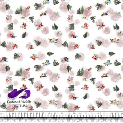 Noel country charm - Sapins - White