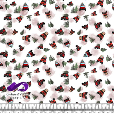 Noel country charm - 4x4 - White