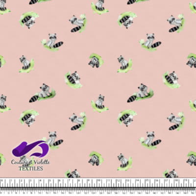 Small animals - Raccoon - Pink cloud