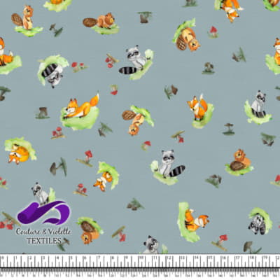 Smalls animals - Woodland animals - Blue cloud