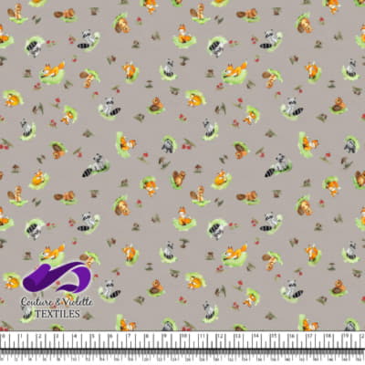 Smalls animals - Woodland animals - Silver cloud