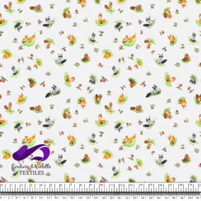 Smalls animals - Woodland animals - White