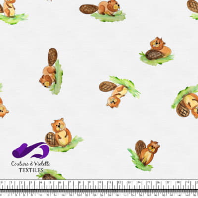 Smalls animals - Beavers - White