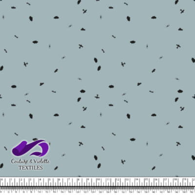 Little aviator - airplanes and clouds - blue cloud