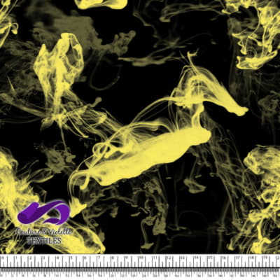 Vapeur - Yellow on black background