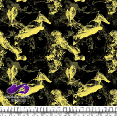 Vapeur - Yellow on black background