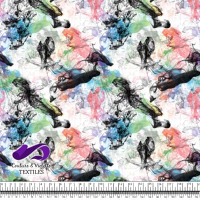 Vapeur - Rainbow and black on white background