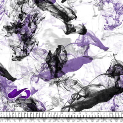 Vapeur - Violet and black on white background