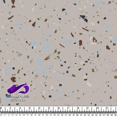 Terrazzo - spots London Classic - Silver cloud