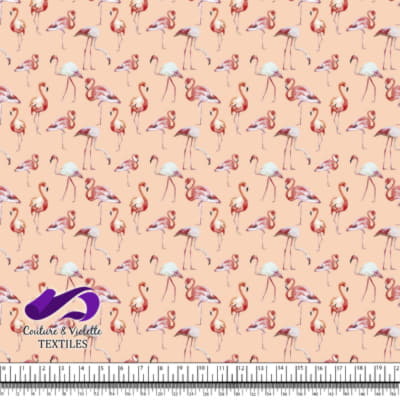 Tropical - Flamingos - Peach