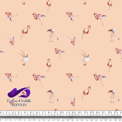 Tropical - Minimalist flamingo - Peach