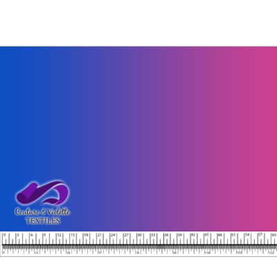 Ombré gradient - Blue and pink