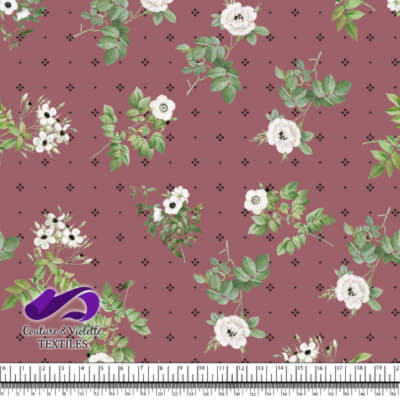 Anemone Flowers - Dusty Dark Pink