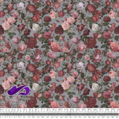 Autumn flowers - Ultimate gray