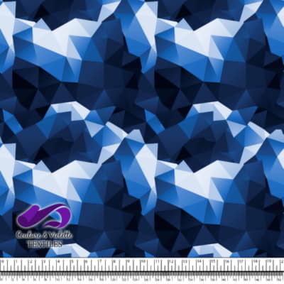 Texture Géo - Triangle Blue