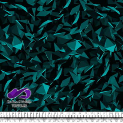 Texture Géo - spike teal