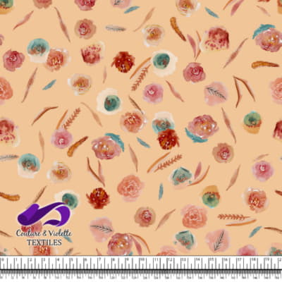 Monstera - Roses - Apricot