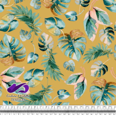 Monstera - Leaf - Military gold