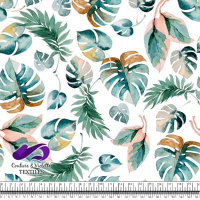 Monstera - Leaf - White